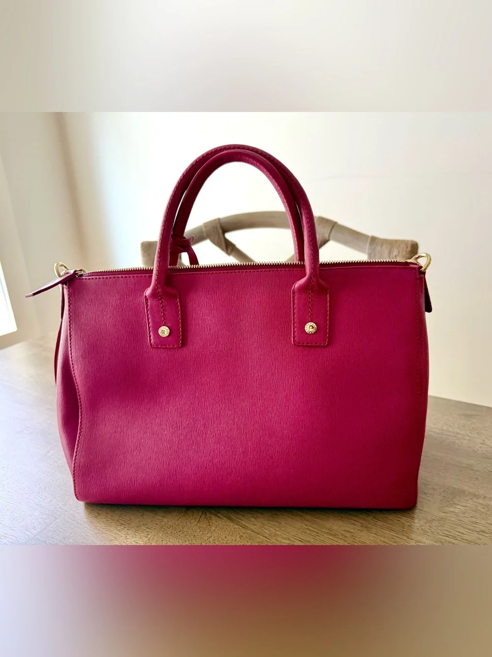 Furla Linda Medium Satchel Pinky